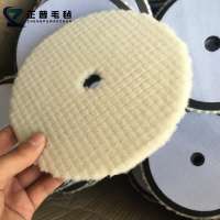 Soft wool buffing pad/wool polishing wheel