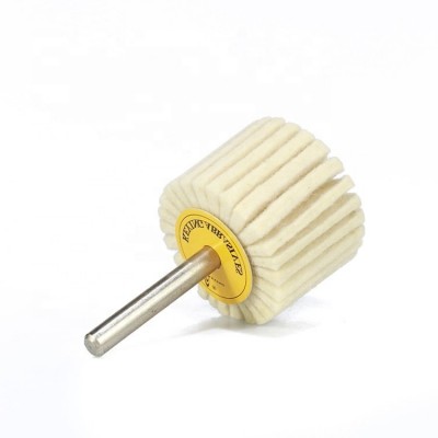 Keying Wool Flap Wheel 80*30*6mm Soft/medium/hard 100%wool Australian Metalworking Grinding For Angle Grinder Polishing Wheel